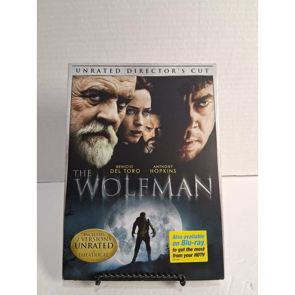 The Wolfman Unrated Director's Cut DVD Benicio Del Toro Anthony Hopkins‎